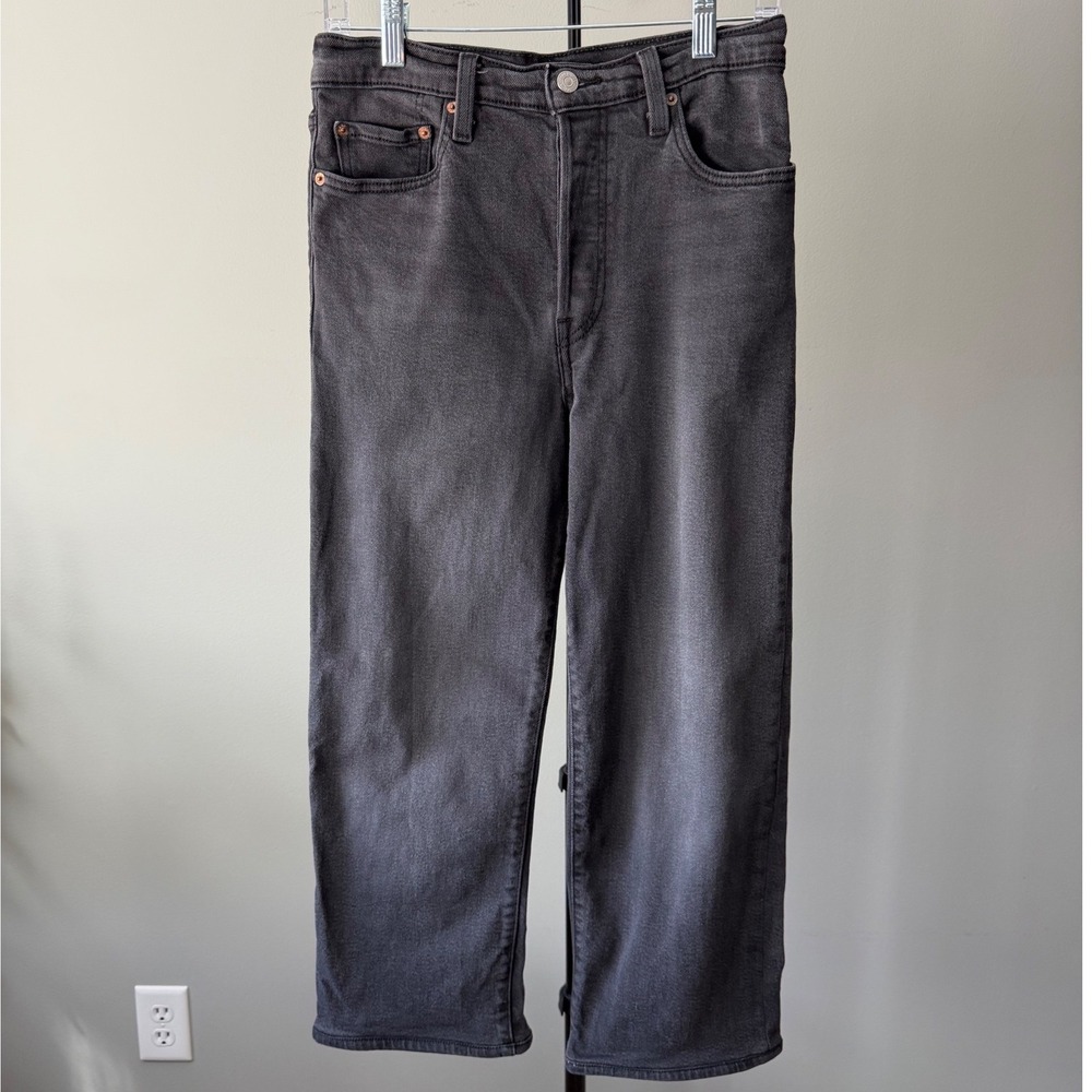 Levi's Ribcage Straight Ankle Button Fly Women's High Rise Jeans Tagged W28 L27*